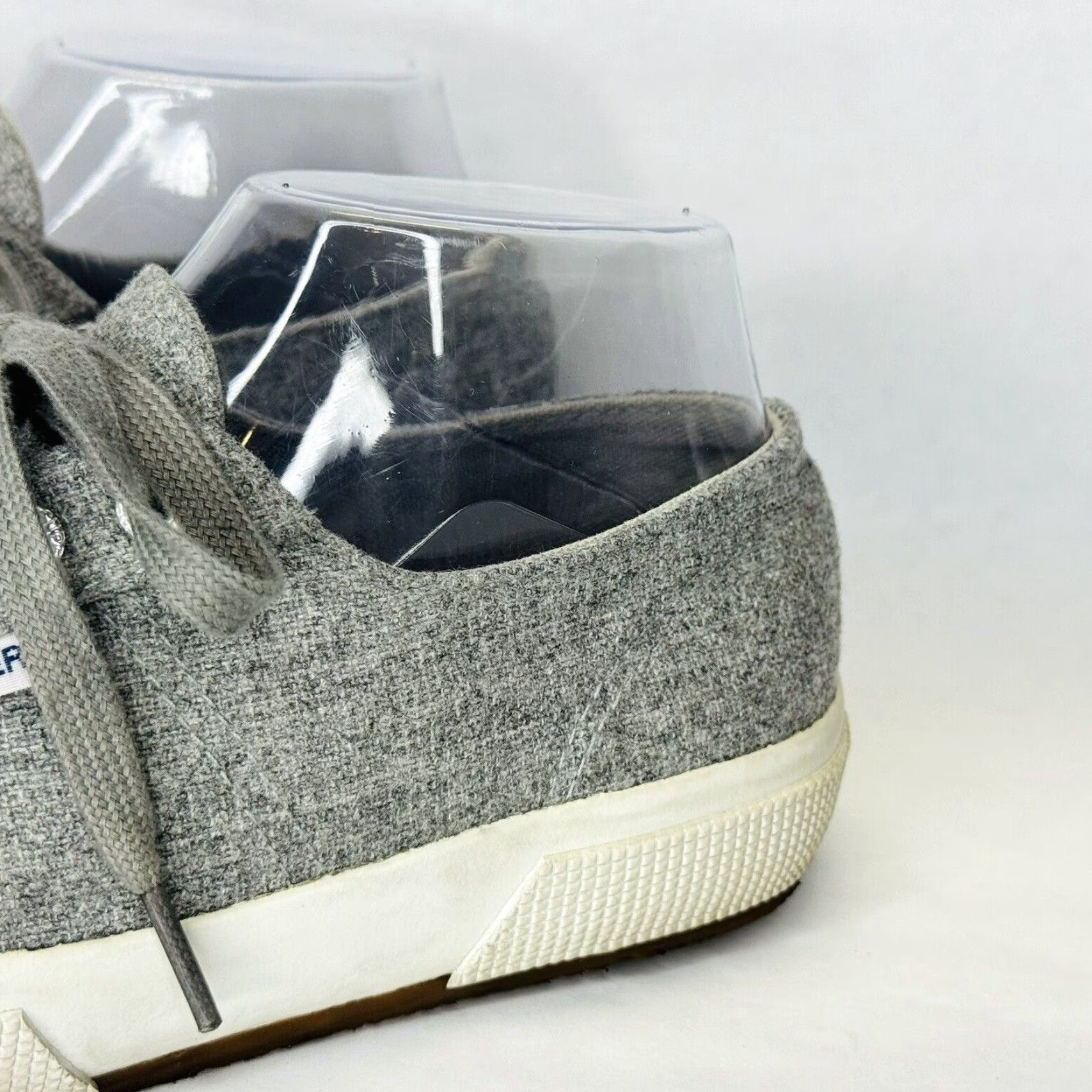 Superga Superga Sneaker Women Wool Blend Lace Up Gray Casual Athletic US 7 Size US 7 / IT 37 - 2 Thumbnail