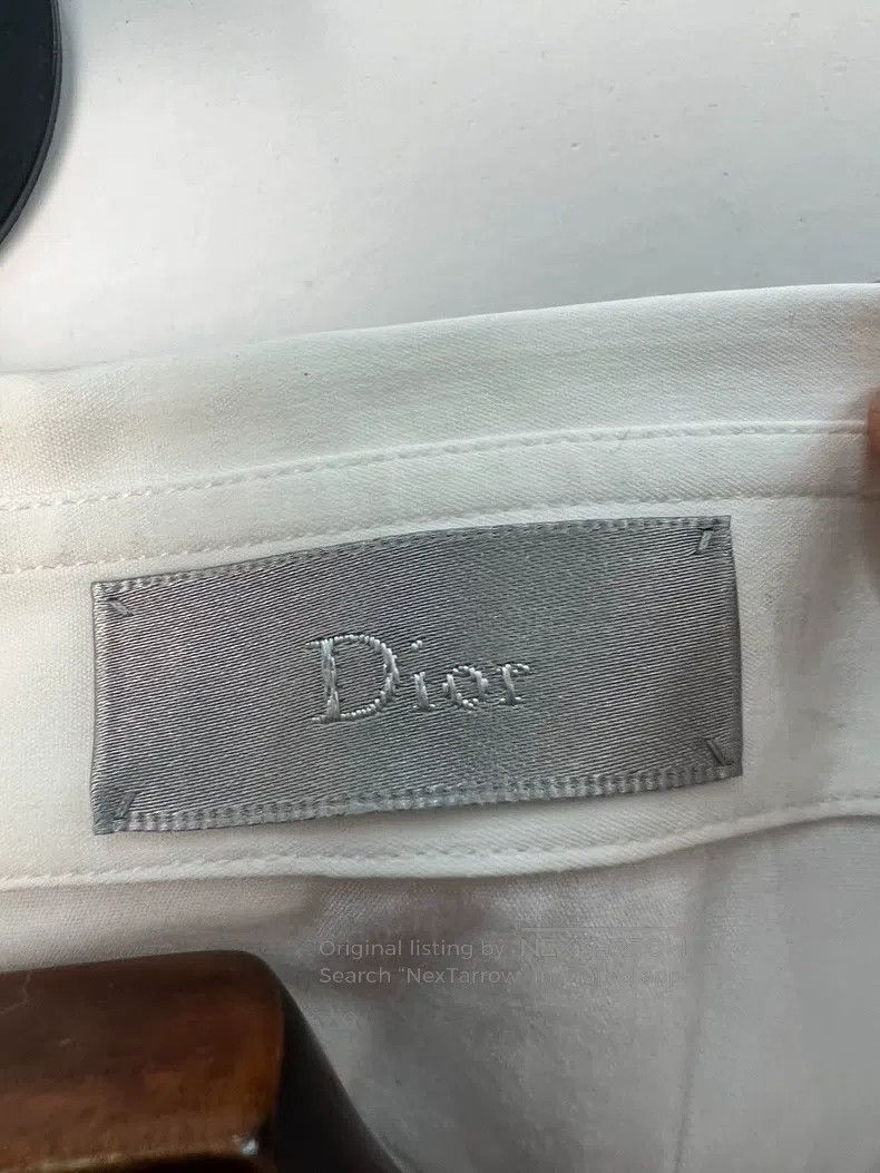 Dior Dior White door-breasted shirt Size US XXS / EU 40 - 3 Thumbnail