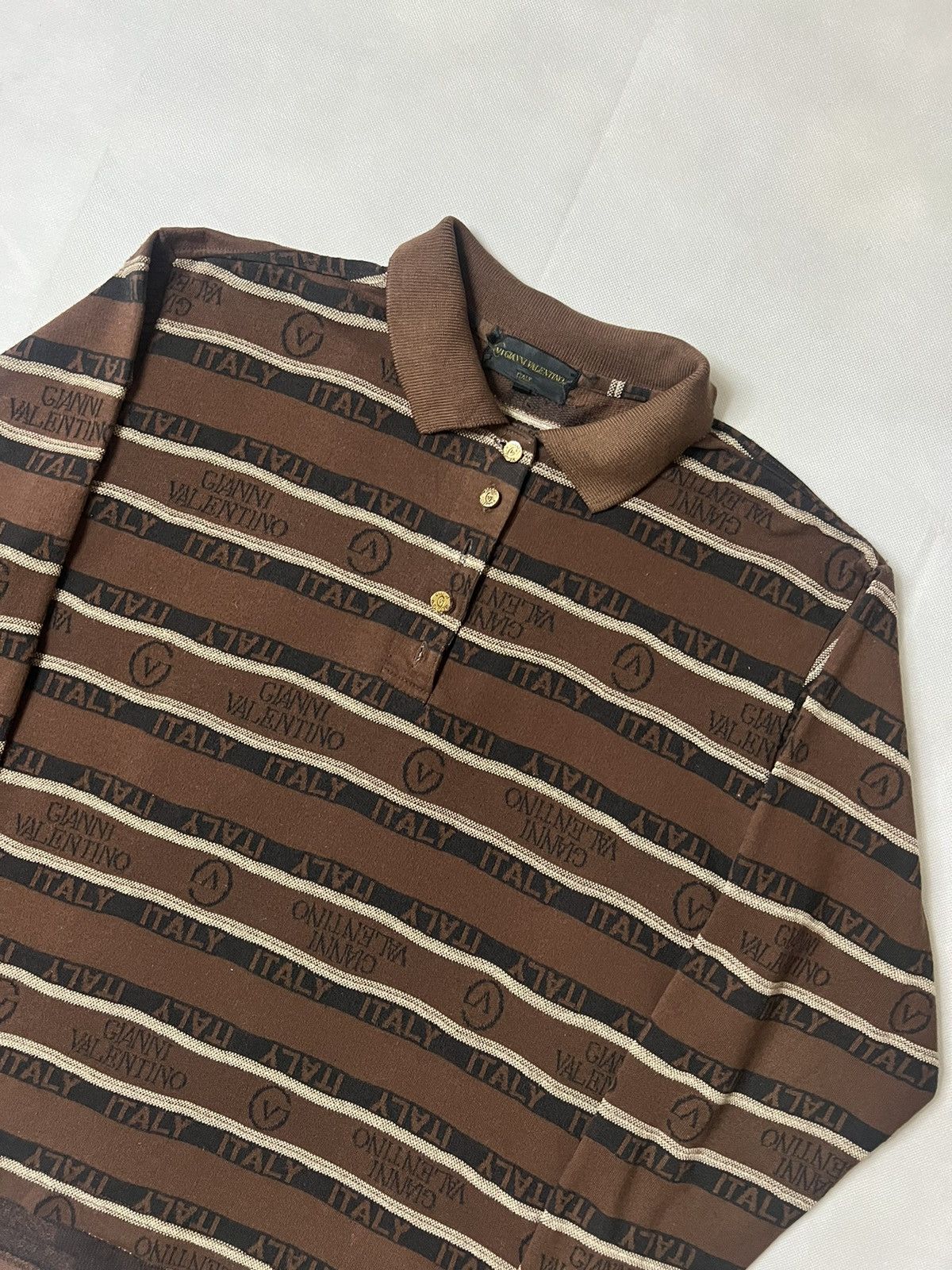 Gianni Valentino Gianni Valentino Monogram Polos Size US M / EU 48-50 / 2 - 4 Thumbnail