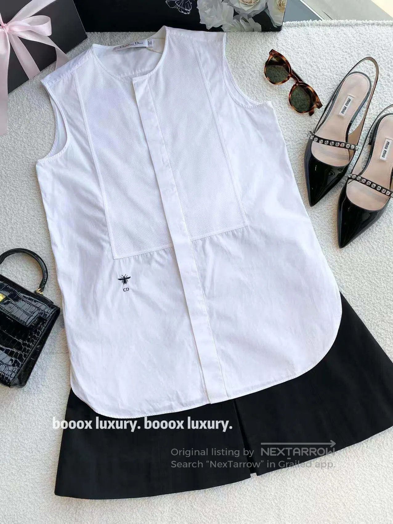 Dior Dior Little bee sleeveless shirt top| Size XXS / US 00 / IT 34 - 1 Thumbnail