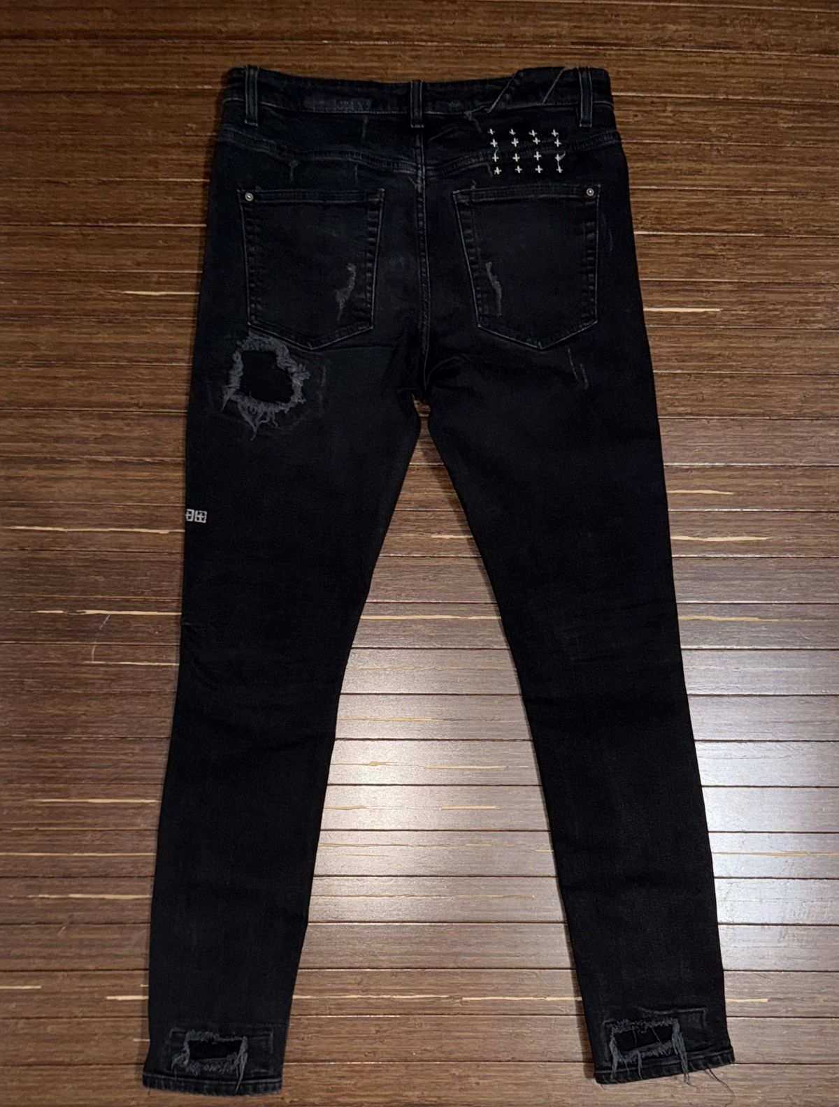Ksubi Black Ripped Ksubi Jeans Size US 32 / EU 48 - 1 Thumbnail