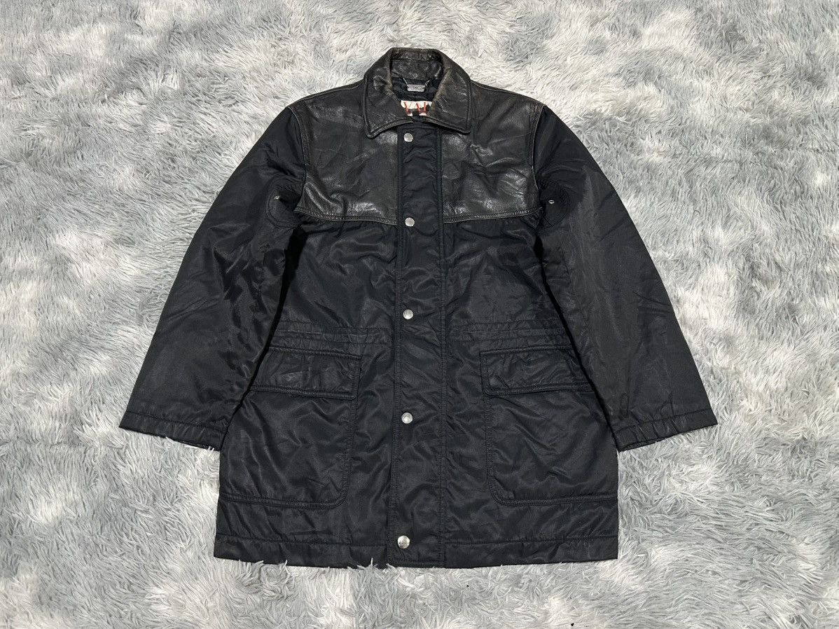 Valentino 🔥Archived Valentino Hybrid Cowhide Leather Jacket Patina Size US XL / EU 56 / 4 - 1 Thumbnail