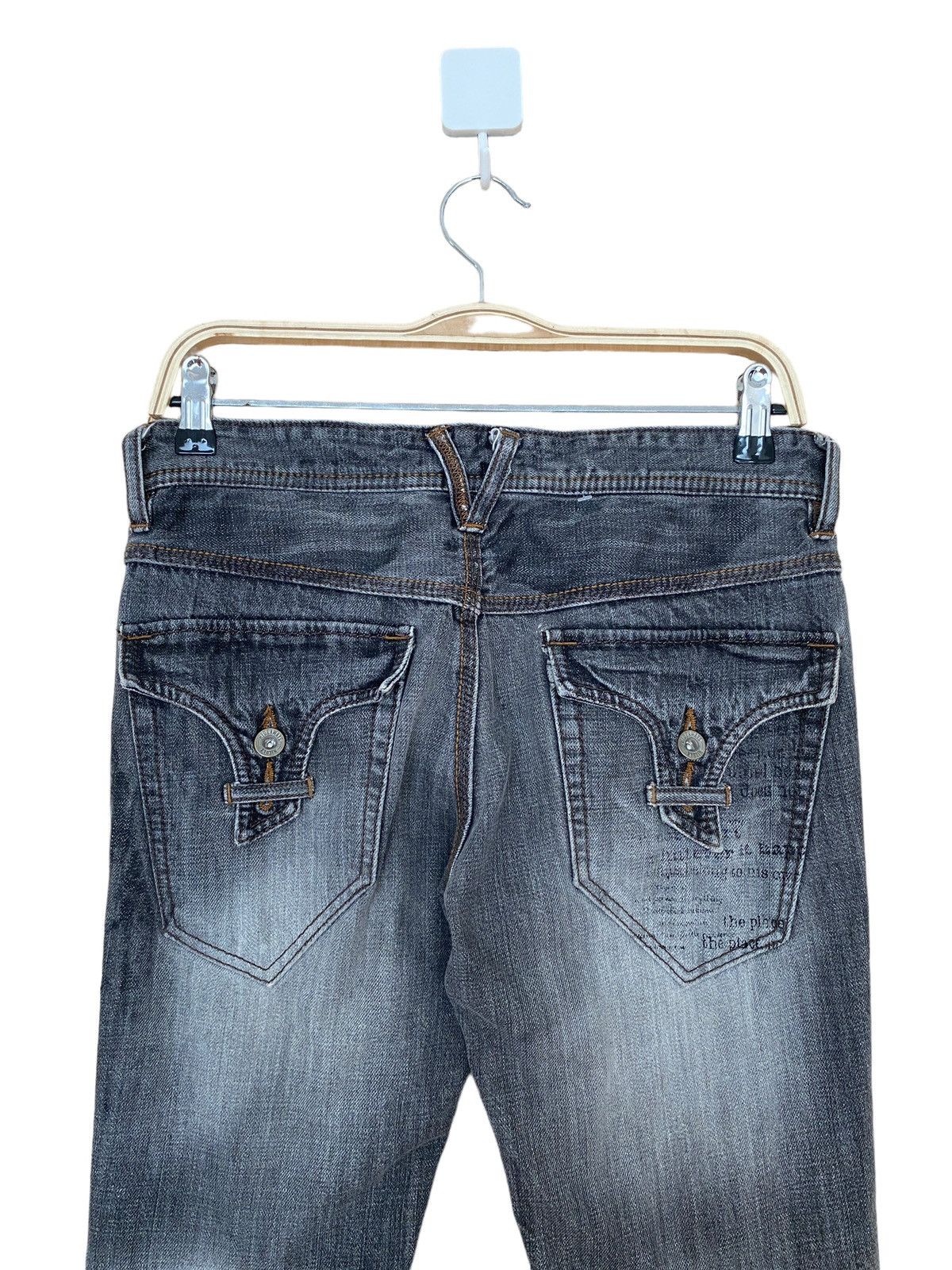 HIDEAWAYS × If Six Was Nine × Le Grande Bleu (L.G.B.) Vintage Brand Hideaways Jeans 1990s Size US 44 / EU 60 - 4 Thumbnail