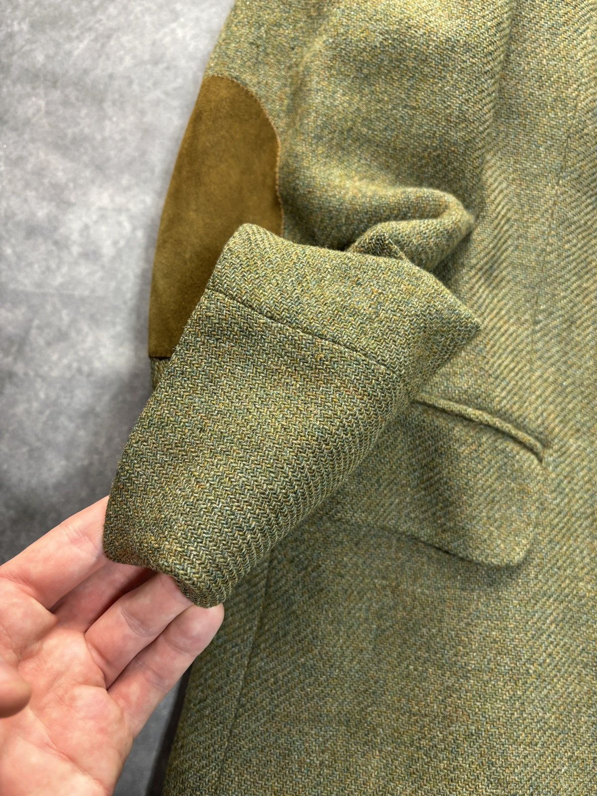 Harris Tweed Vintage Harris Tweed Blazer Suit Jacket Made in Scotland Size 42R - 10 Thumbnail