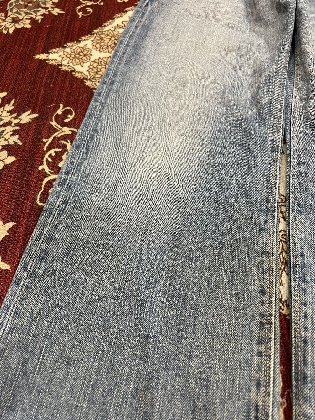 Edwin Vintage Edwin 505zx Selvedge Faded Jean Size US 31 - 4 Thumbnail