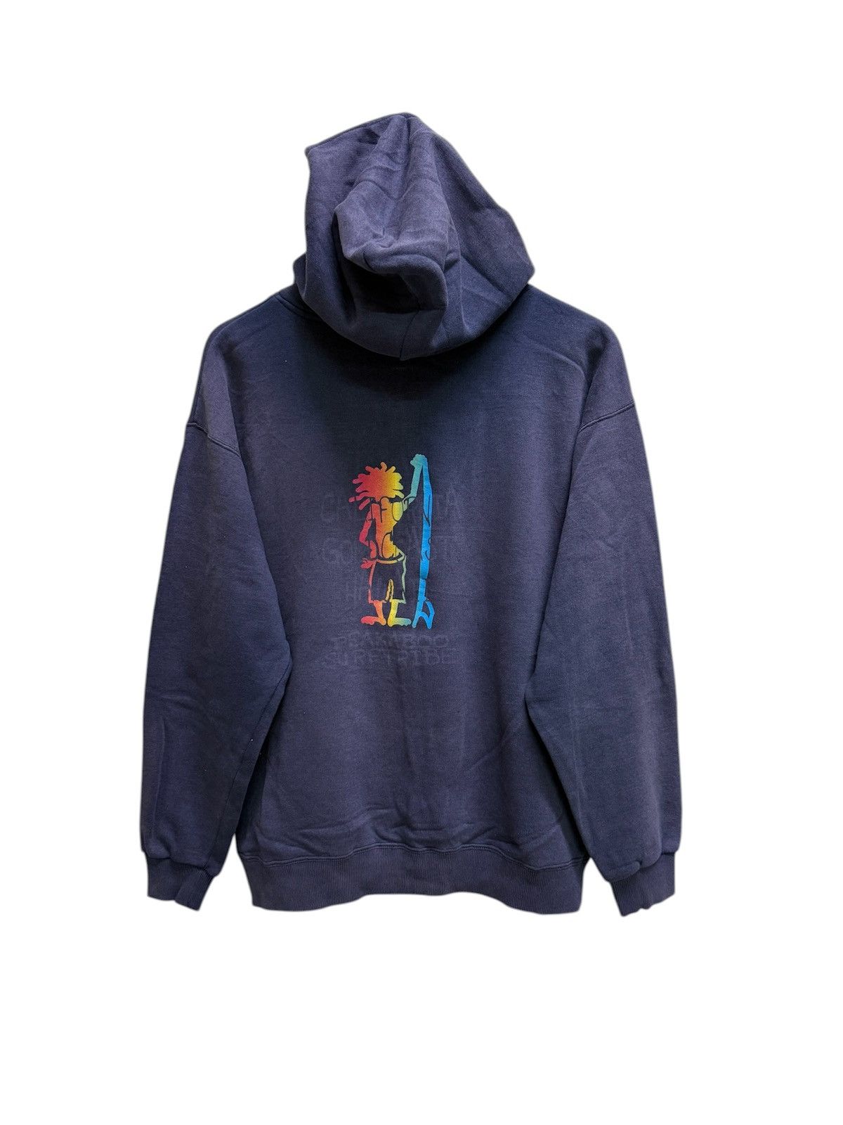 Japanese Brand Vintage Peakaboo Custom Surfwear Rasta Zip Up Hoodie Size US L / EU 52-54 / 3 - 1 Thumbnail