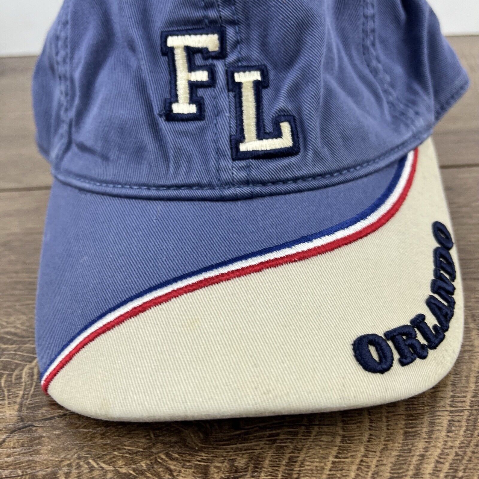 Other Orlando Florida Hat Orlando Hat Blue Adjustable Hat Blue Flo Size ONE SIZE - 7 Thumbnail