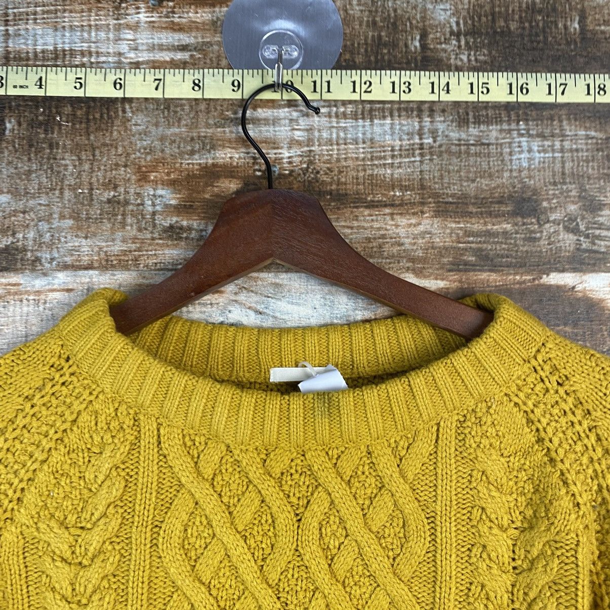 Japanese Brand DL GU Vintage Yellow Knitwear #C1146 Size L / US 10 / IT 46 - 4 Thumbnail
