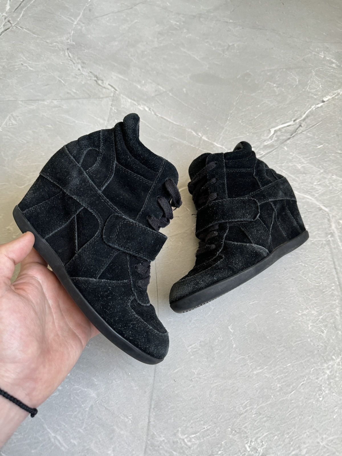Vintage ASH Isabel Marant Style Bekket Suede Wedge Sneakers