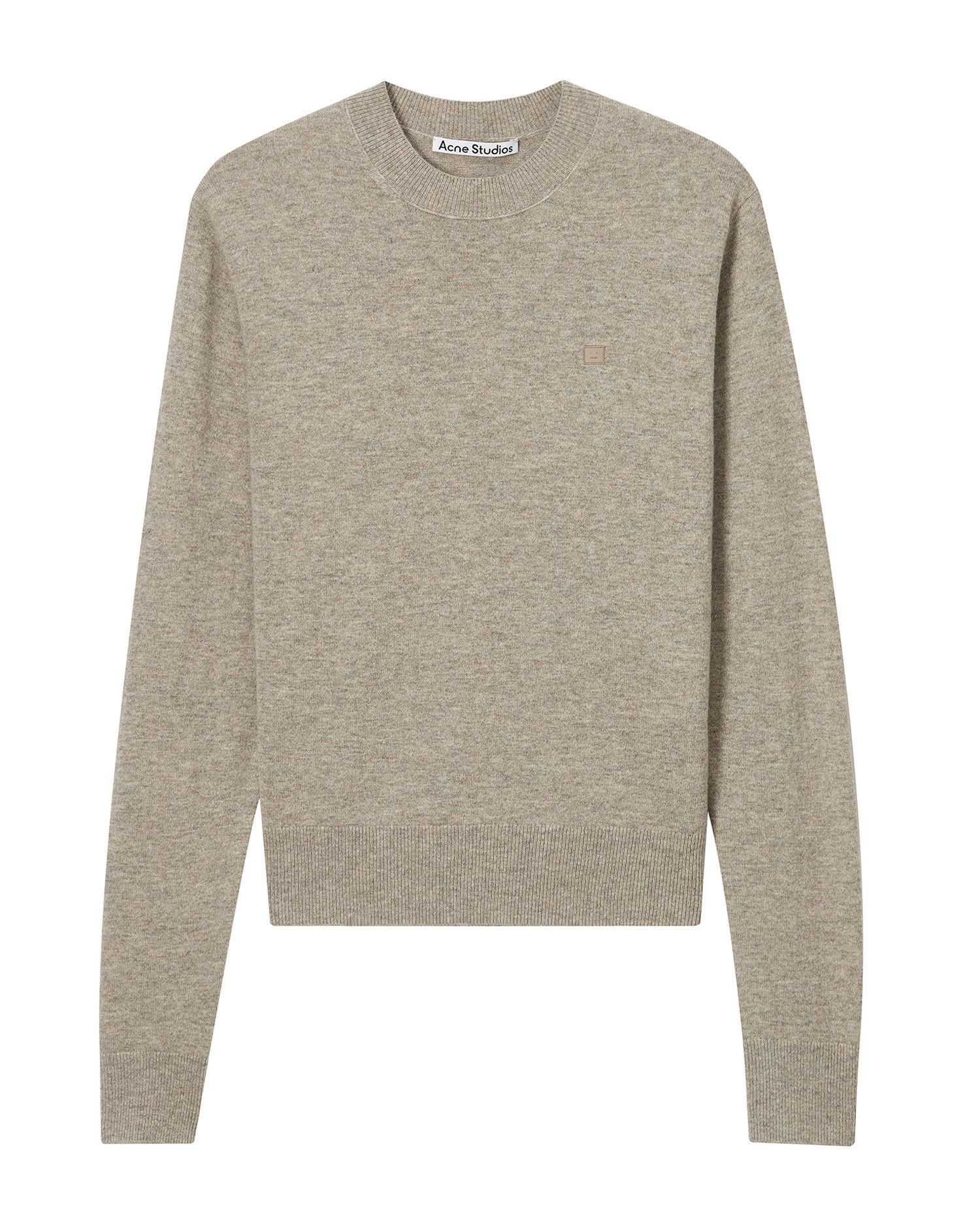 Acne Studios Acne Studios Face Stitched Detail Crew Neck Knitwear Size XS / US 0-2 / IT 36-38 - 1 Thumbnail