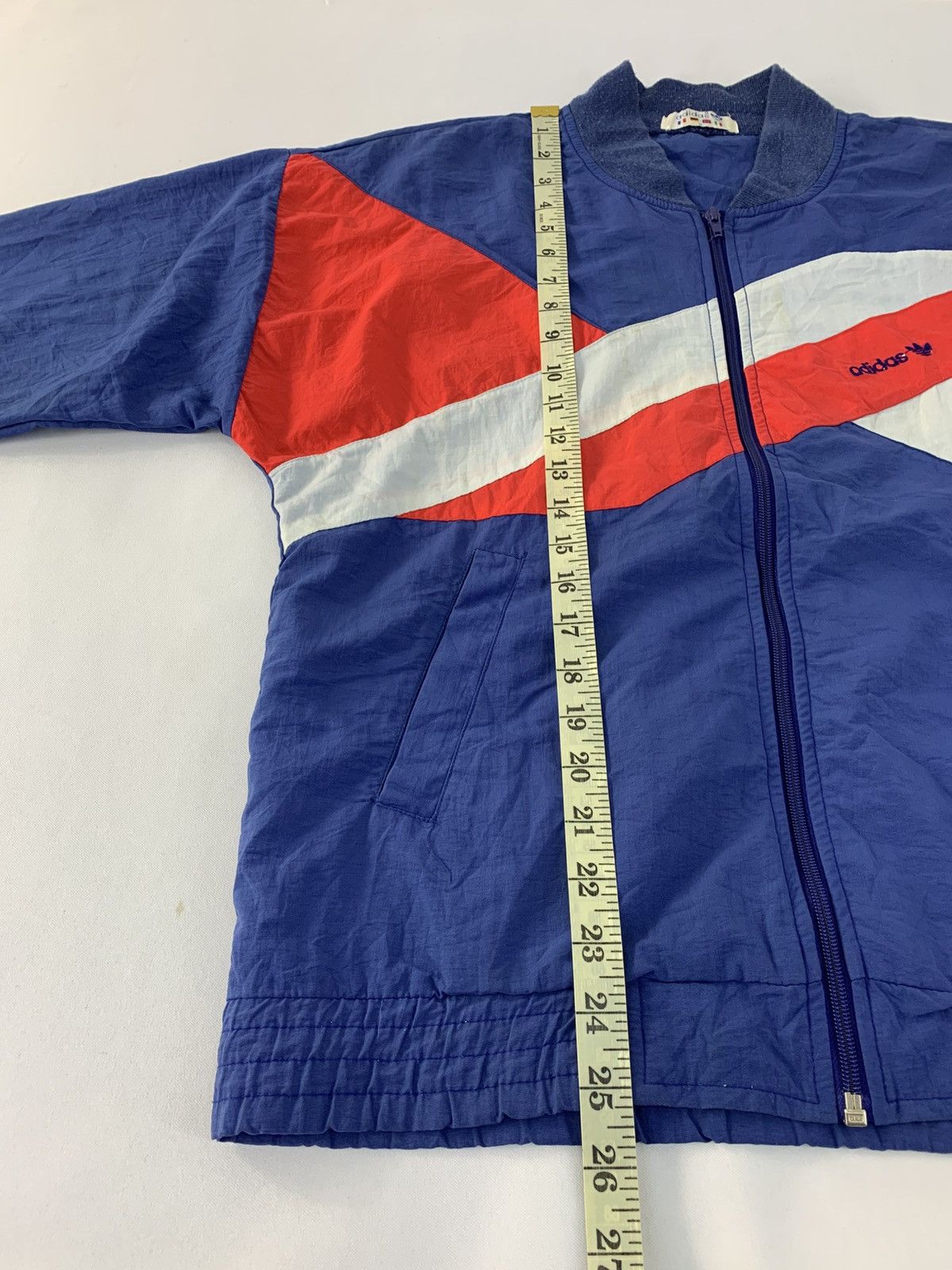 Adidas 90s Adidas Full Zip Track Jacket Windbreaker Colour Block Size US S / EU 44-46 / 1 - 9 Thumbnail
