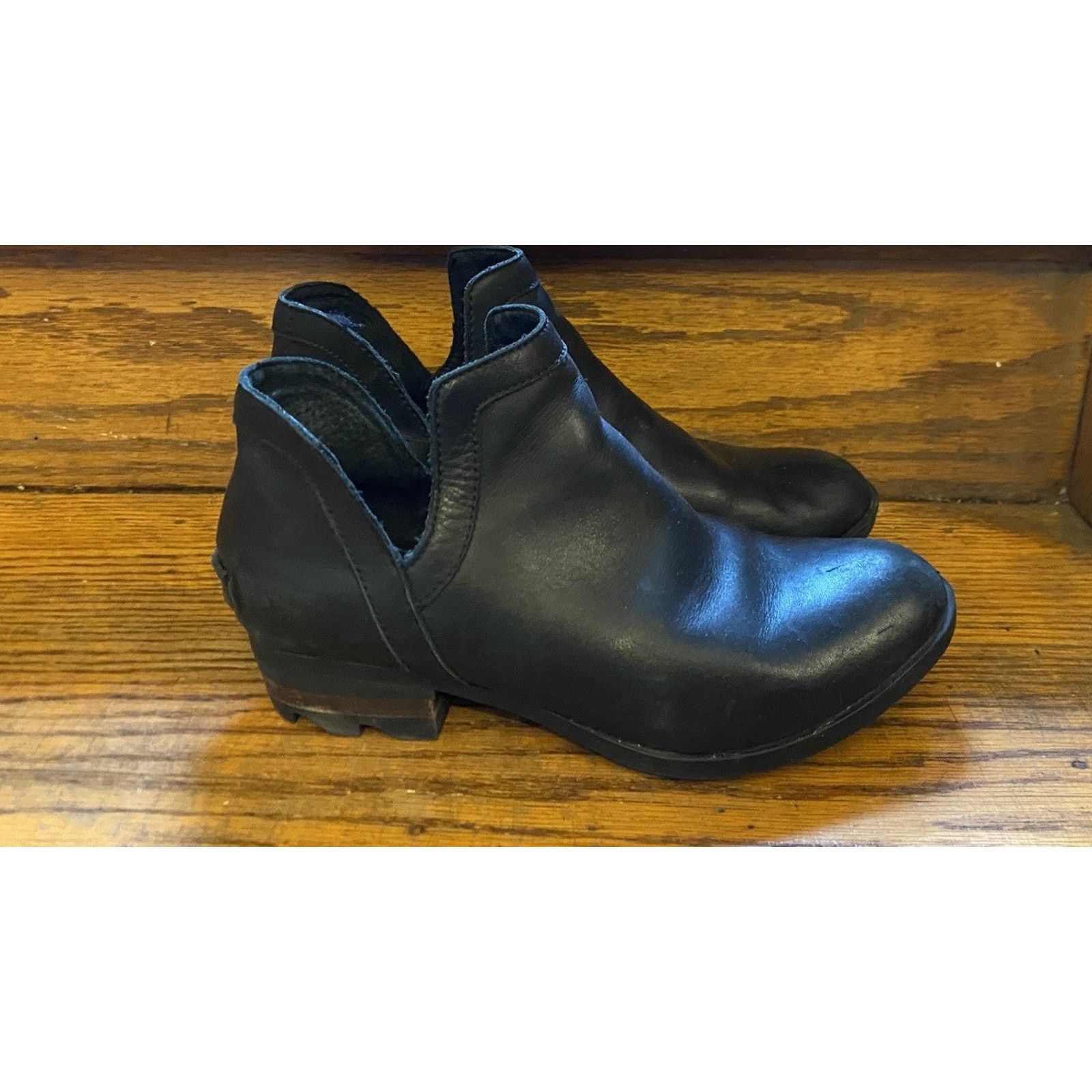SOREL Sorel Emelie Chelsea Slip on Boots, Womens 8.5M Size US 8.5 / IT 38.5 - 3 Thumbnail