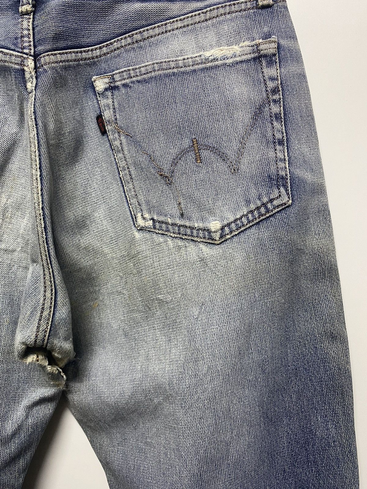 Edwin × Vintage Vintage Edwin E Function Distressed Denim Jeans Size US 34 / EU 50 - 12 Thumbnail