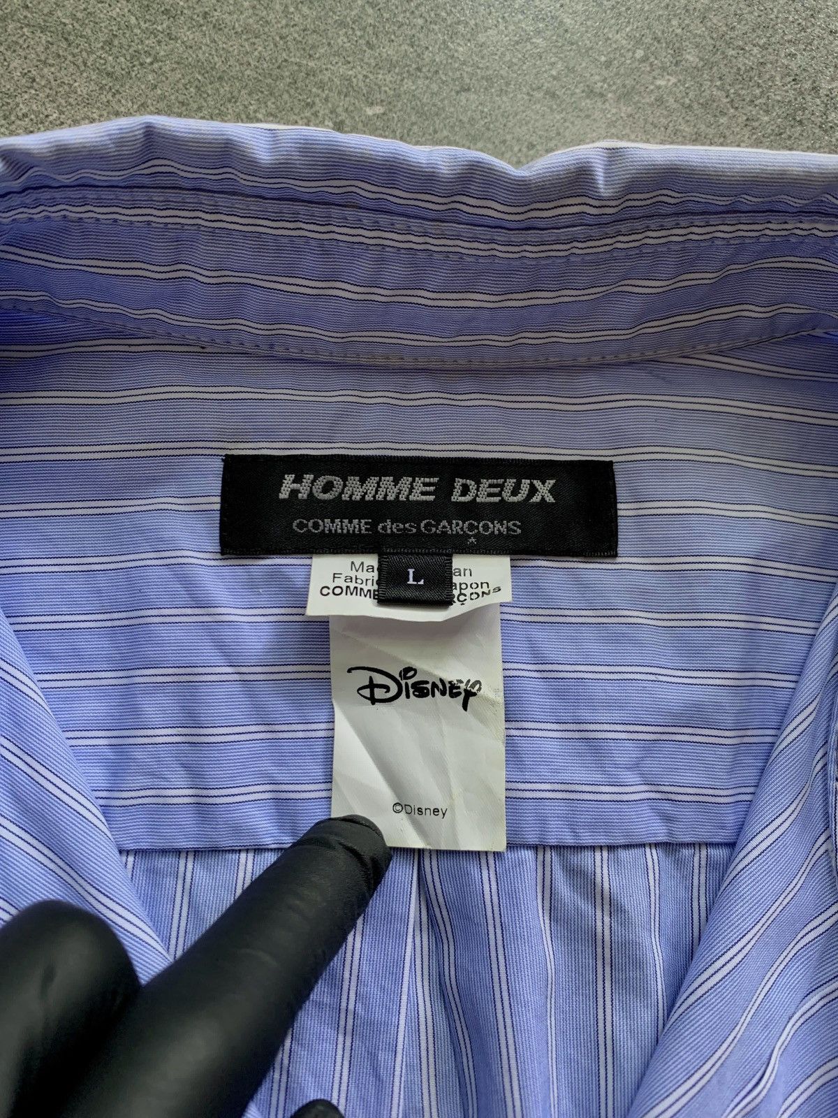 Comme des Garcons Homme Deux FREE TAX! Disney Mickey Mouse Collabs Ls Shirt Size US M / EU 48-50 / 2 - 7 Thumbnail