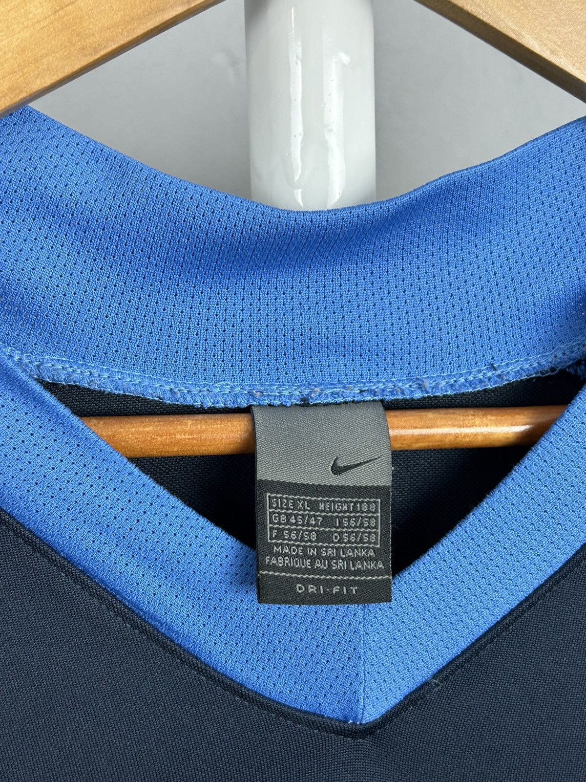 Nike Vintage France Nike Rugby Shirt 2005/06 Size US XL / EU 56 / 4 - 5 Thumbnail