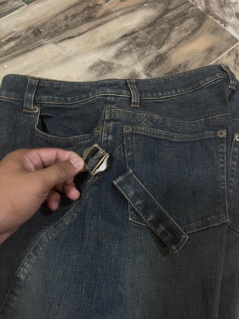 Japanese Brand Vintage Fildire Side Buckle Denim Jeans Inspired Helmut Lang Size 27" / US 4 / IT 40 - 13 Thumbnail