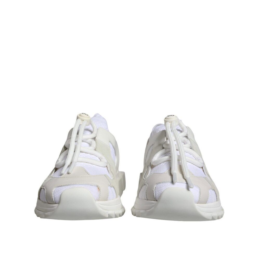 Dolce & Gabbana Dolce & Gabbana White Mesh Sorrento Trekking Sneakers Shoes Size US 7 / IT 37 - 2 Thumbnail