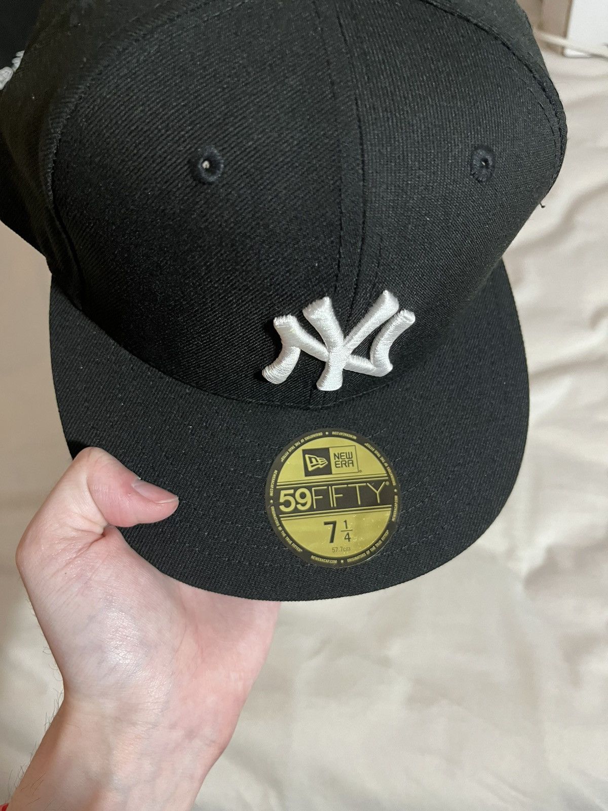 New York Yankees Ny yankees fitted hat 59fifty size 7 1/4 Size ONE SIZE - 2 Thumbnail