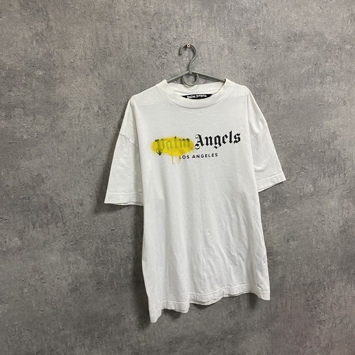Palm Angels Palm Angels Los Angeles Sprayed Logo T-Shirt Size US L / EU 52-54 / 3 - 3 Thumbnail