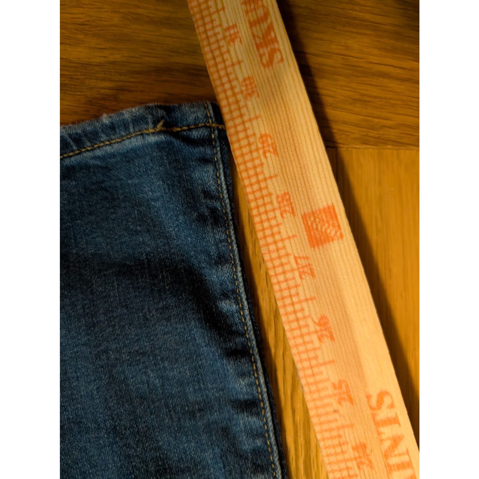 Vintage Arizona Jean Company Mid-Rise Bootcut Jeans Womens Size 21 Blue Distressed Dark Wash 5-Pocket Regular Inseam 30.5 in Nwt Size 42" / US 20 - 2 Thumbnail