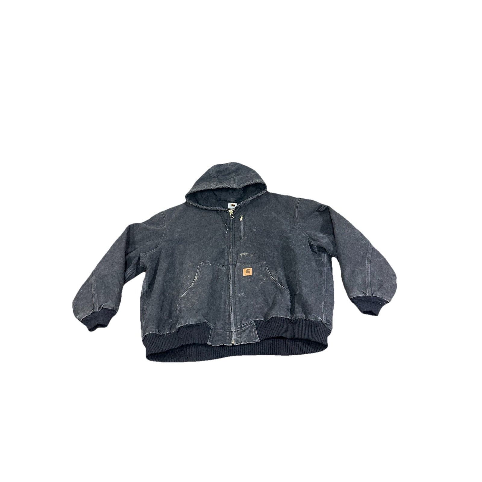 Carhartt Vintage Carhartt Active Jacket Mens Sz 3XL Black Canvas Hood Size US XXL / EU 58 / 5 - 1 Thumbnail