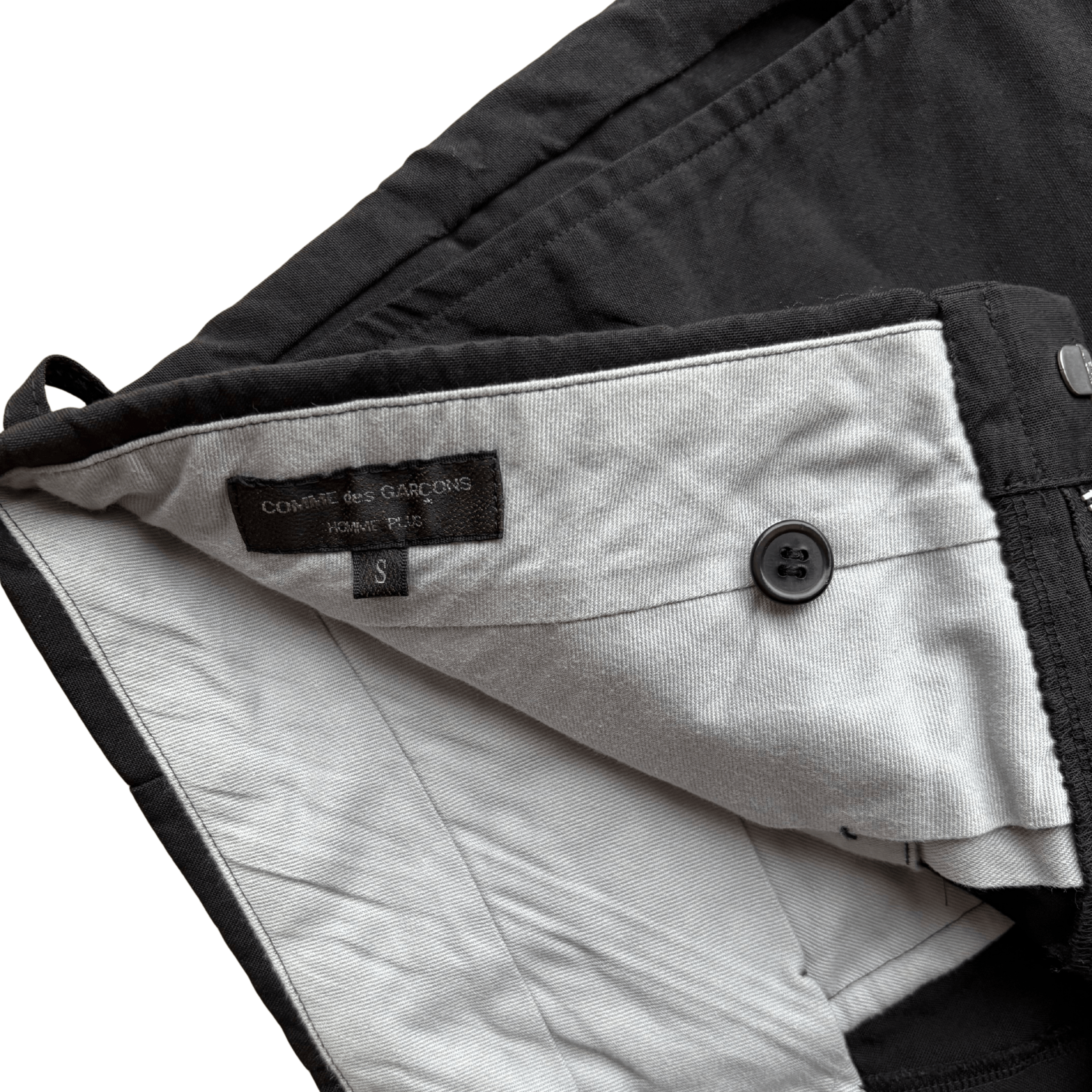 Comme des Garcons Homme Plus Comme des Garçons Homme Plus Black Wool Shorts Size US 30 / EU 46 - 4 Thumbnail