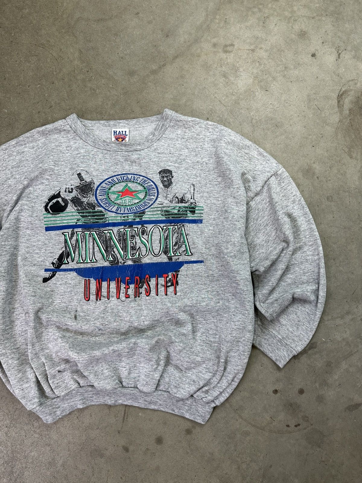 Vintage vintage 90s minnesota university collegiate crewneck medium Size US M / EU 48-50 / 2 - 2 Thumbnail