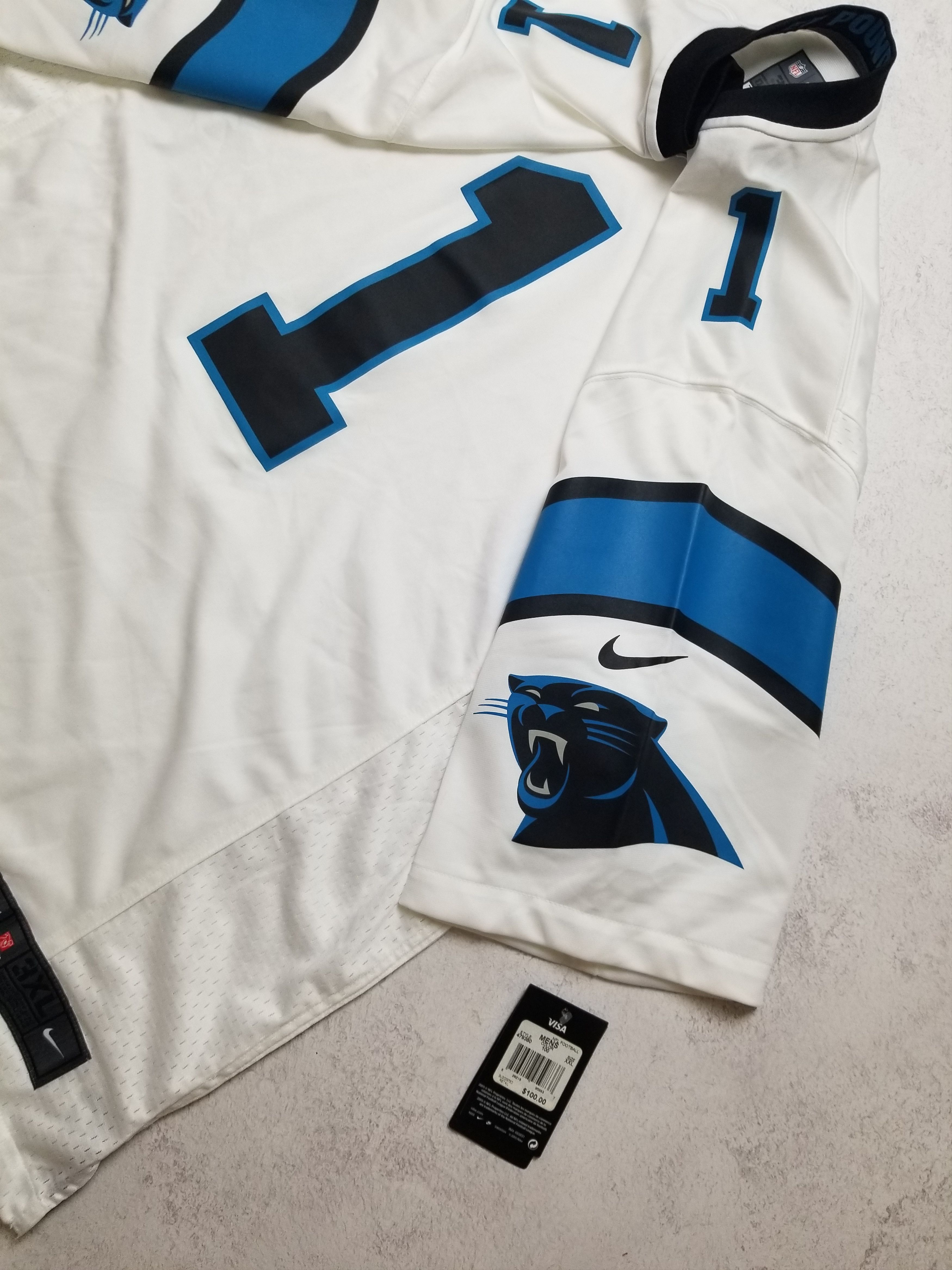 Other Nike Cam Newton #1 Carolina Panthers NFL Jersey Size 3XL Size US XXL / EU 58 / 5 - 15 Thumbnail