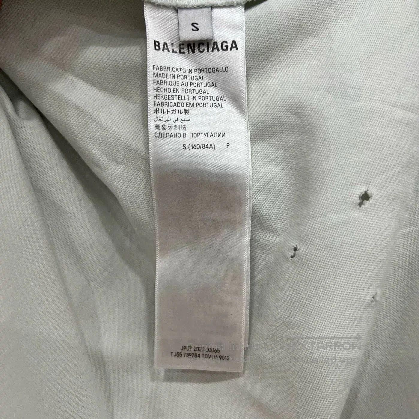 Balenciaga Balenciaga Bitcoin Distressed Short Sleeve. Size US L / EU 52-54 / 3 - 5 Thumbnail
