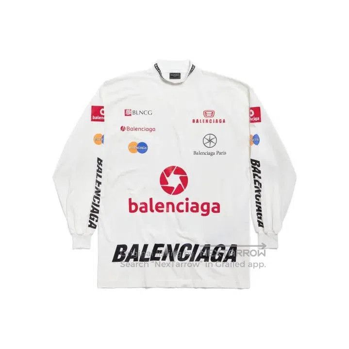 Balenciaga Balenciaga FW23 Letter Print Long Sleeve T-Shirt. Size US M / EU 48-50 / 2 - 1 Thumbnail