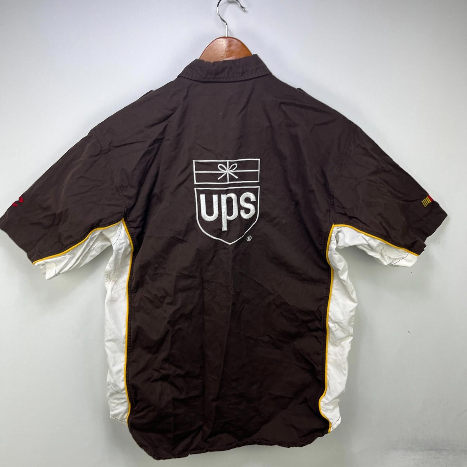 Chanel Vintage NASCAR UPS 88 Button Up Shirt Medium Racing Size ONE SIZE - 6 Thumbnail