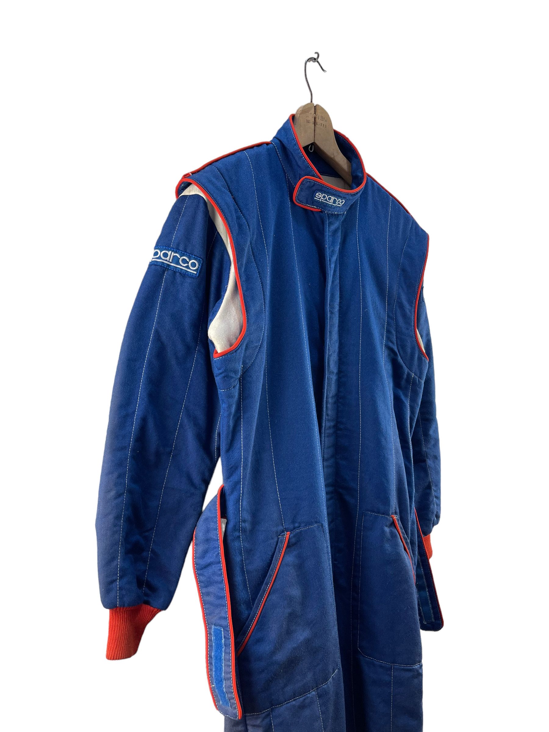 Japanese Brand Vintage Sparco Racing Overall Jacket Size US 34 / EU 50 - 3 Thumbnail