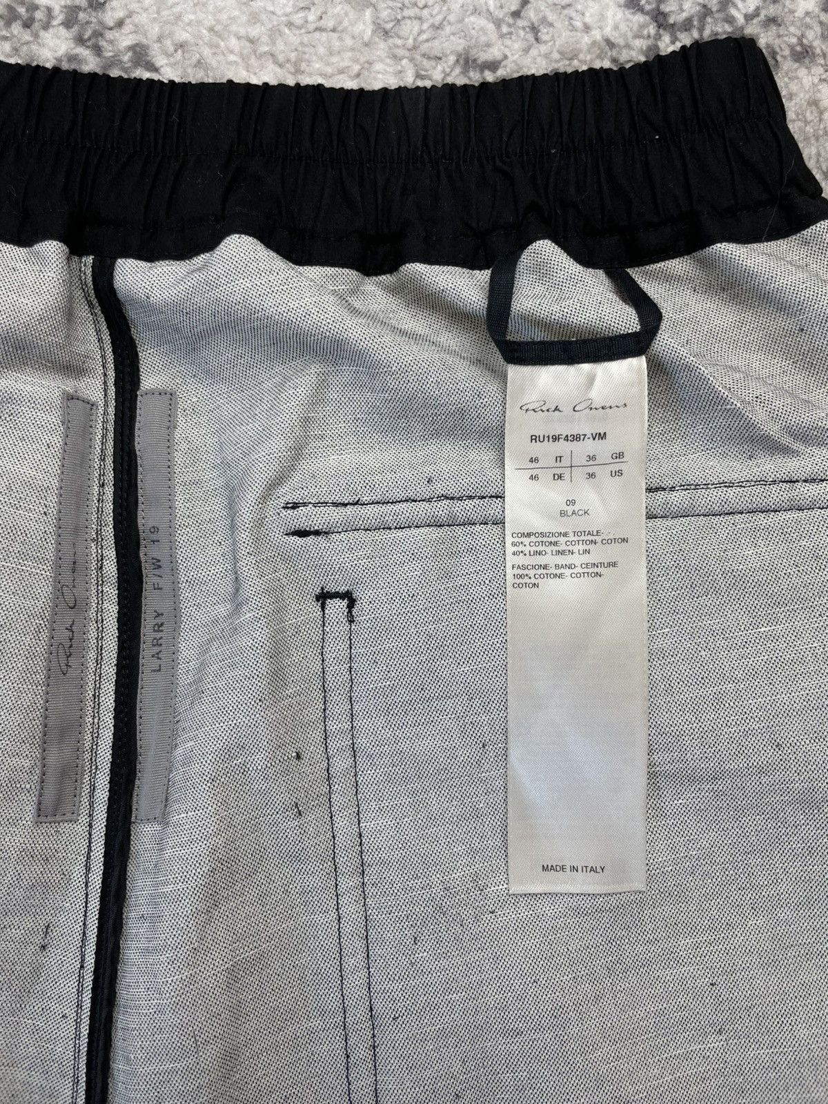 Rick Owens Rick Owens FW2019 'Larry' Karloff Shorts Size US 30 / EU 46 - 10 Thumbnail