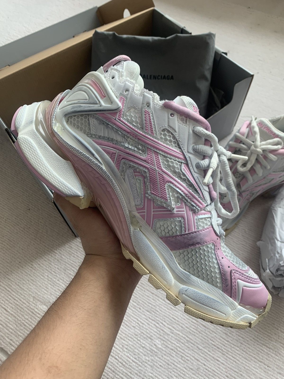Balenciaga Balenciaga Runner Pink Size US 9 / EU 42 - 3 Thumbnail