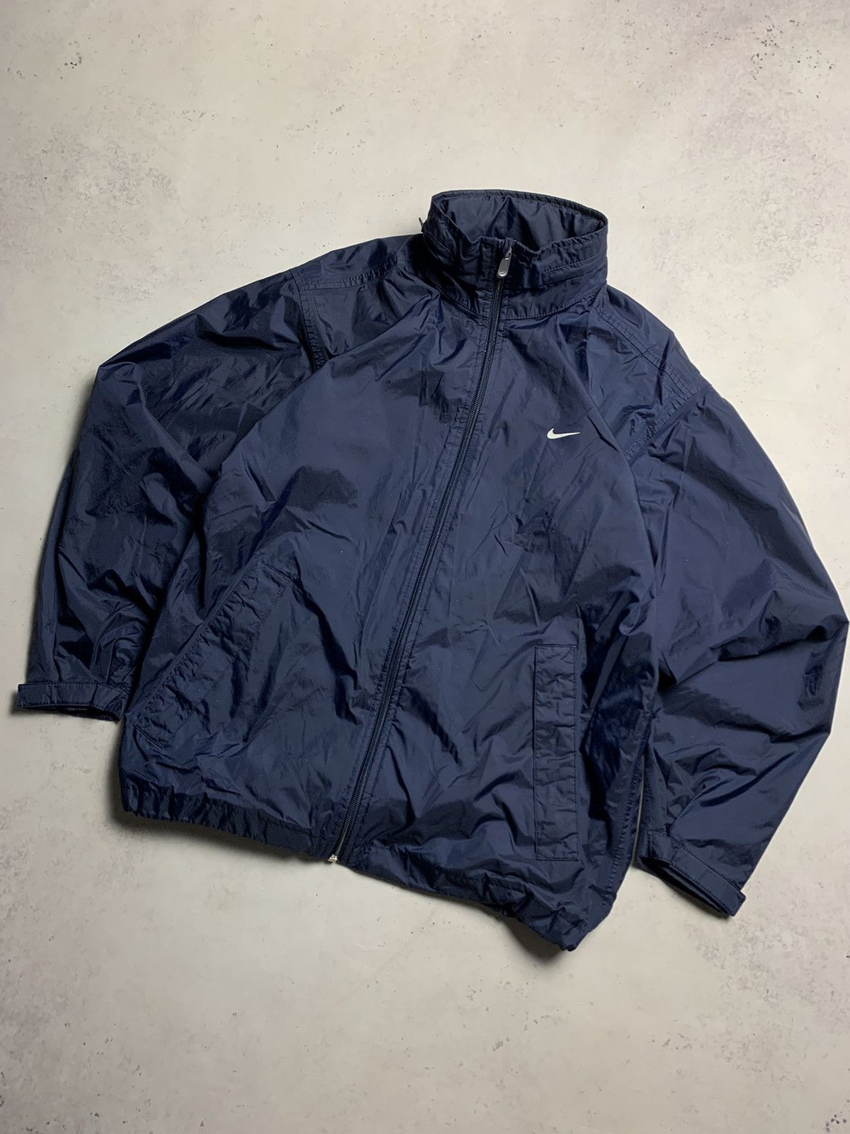 Nike Vintage Nike Swoosh Nylon Olympic Jacket Y2K S Size US S / EU 44-46 / 1 - 2 Thumbnail