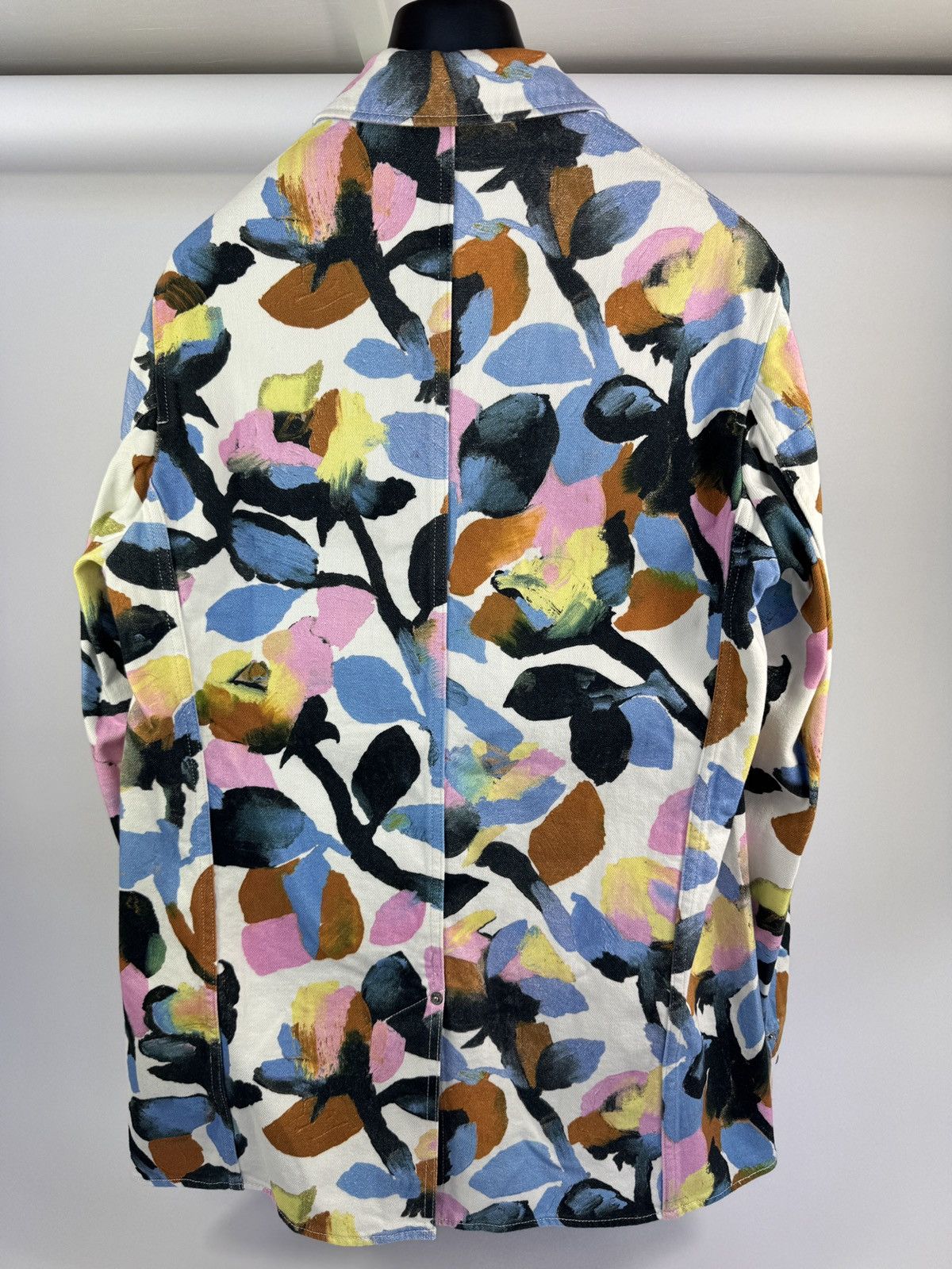 Dior + Alex Foxton Floral Denim Jacket Size US L / EU 52-54 / 3 - 2 Thumbnail
