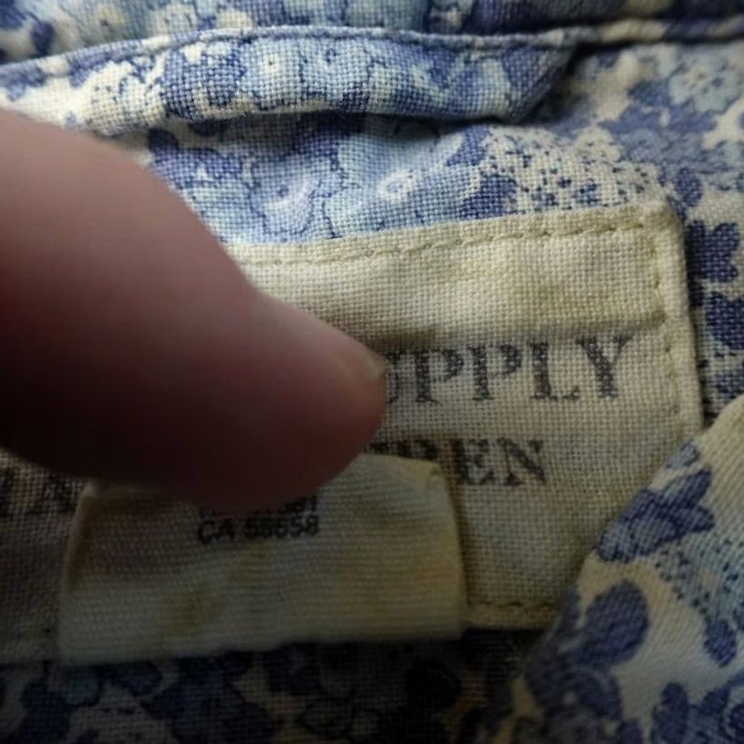 Ralph Lauren Denim & Supply Ralph Lauren Shirt Mens M Blue Floral Print Button Up Long Sleeve Size US M / EU 48-50 / 2 - 7 Thumbnail