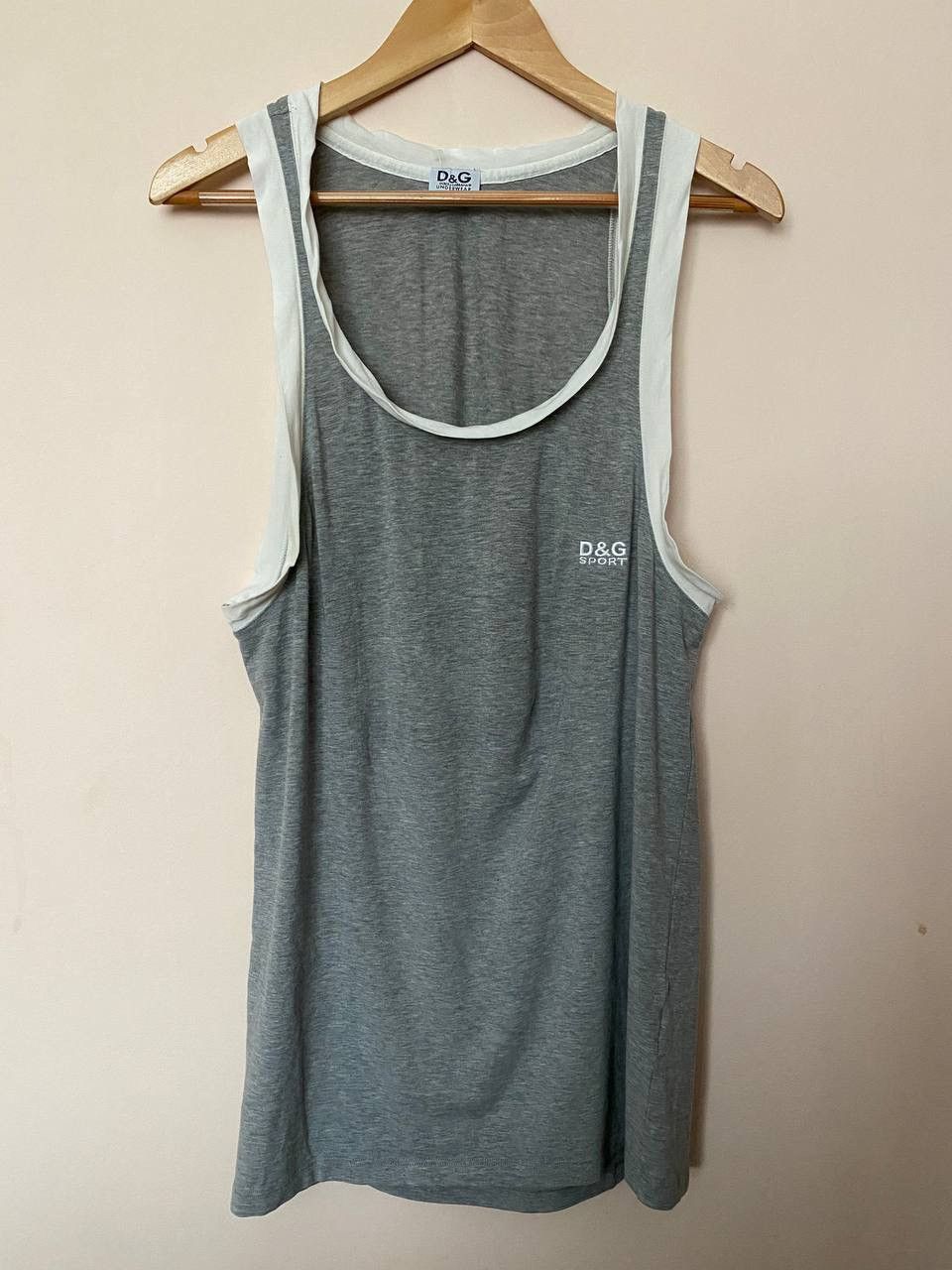 archive d&g dolce&gabbana タンクトップ グレー 灰 Dolce Gabbana Tank Top | Grailed
