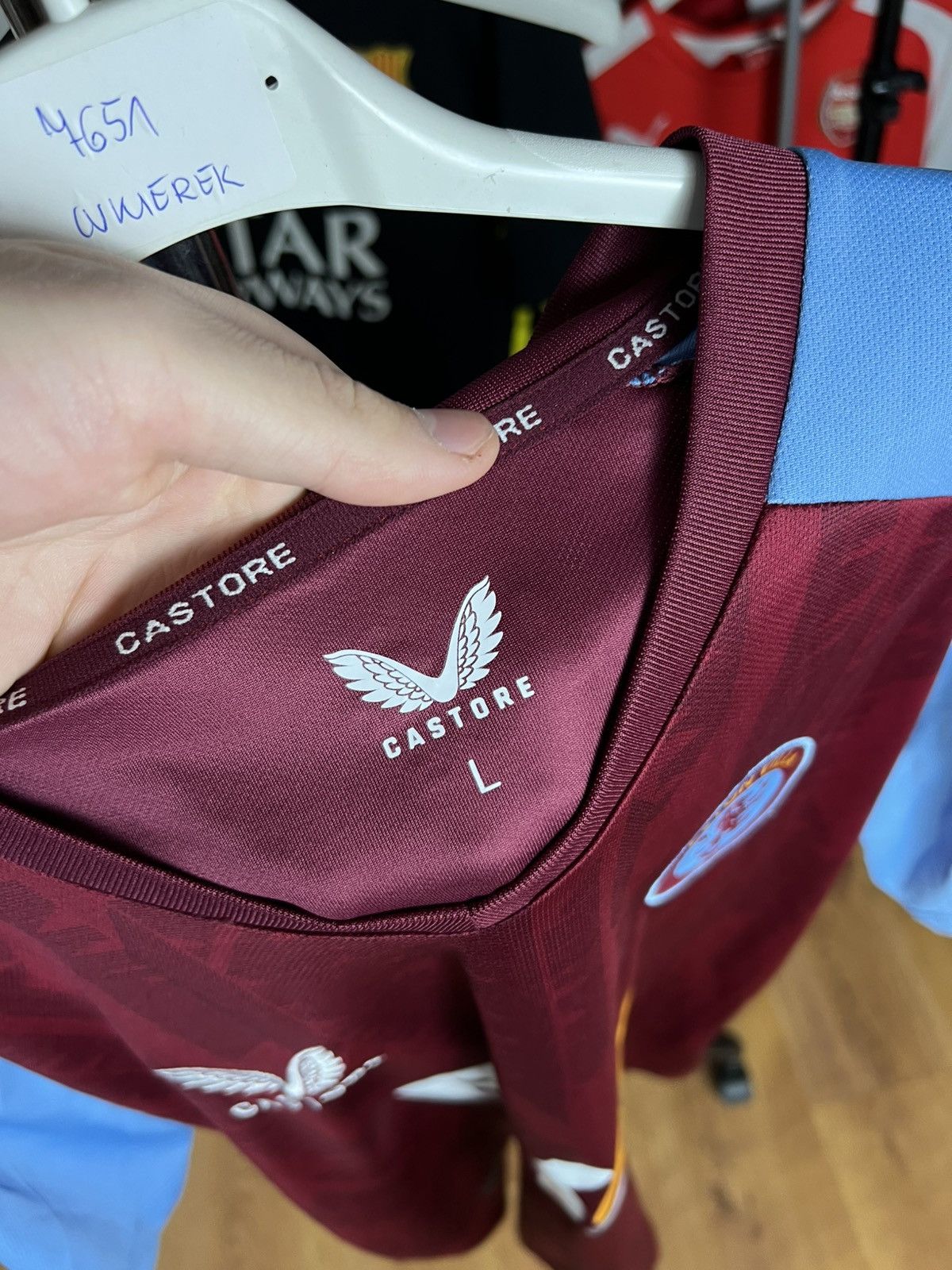 Castore Soccer Jersey Castore Aston Villa 2023/24 Watkins #11 Size US L / EU 52-54 / 3 - 9 Thumbnail