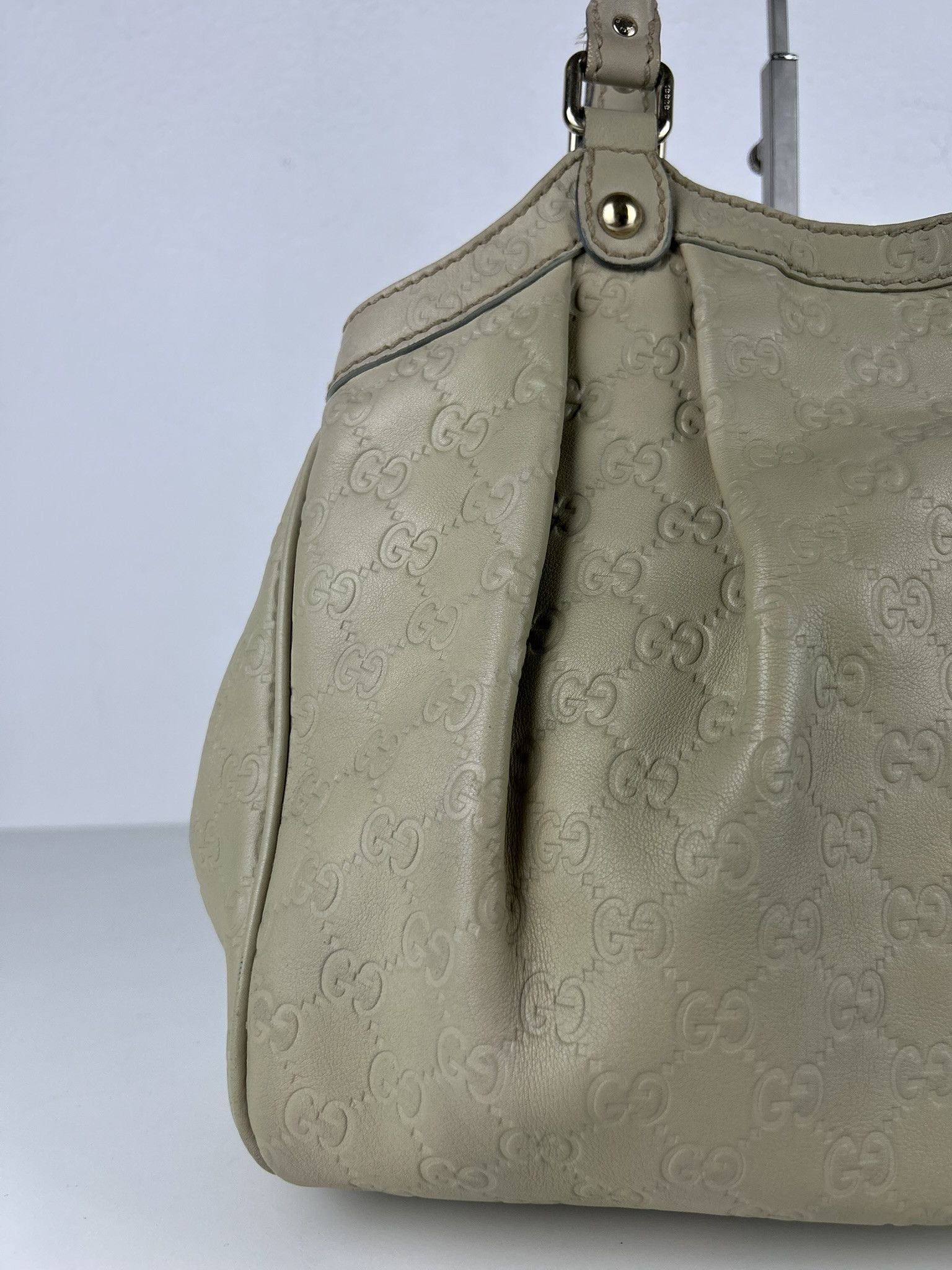 Gucci Gucci guccissima sukey medium size leather handbag Size ONE SIZE - 12 Thumbnail