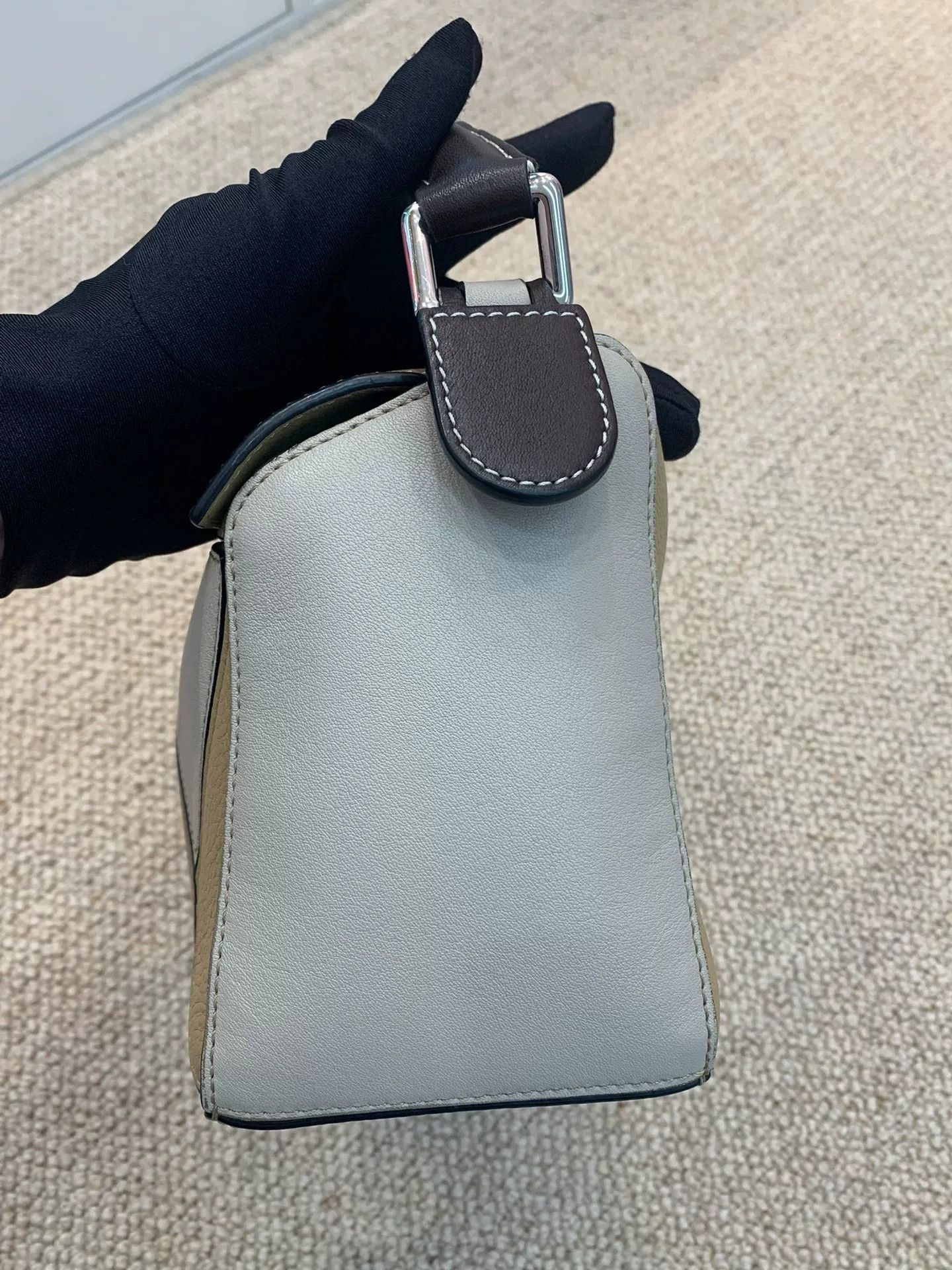 Loewe Loewe Puzzle Medium Leather Handbag Size ONE SIZE - 4 Thumbnail