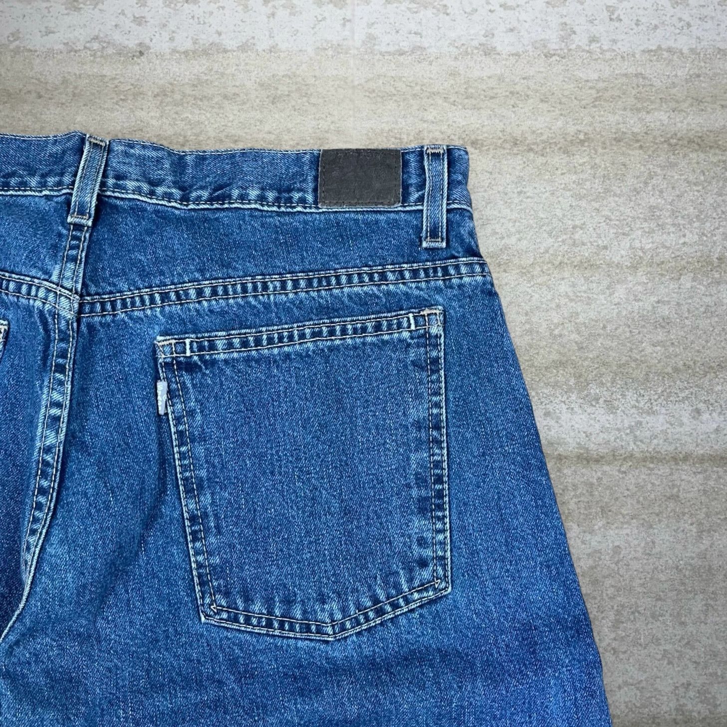 Levi's Vintage 90s Levis Silver Jeans Womens 13 Baggy Medium Wash Size 34" / US 12 / IT 48 - 3 Thumbnail
