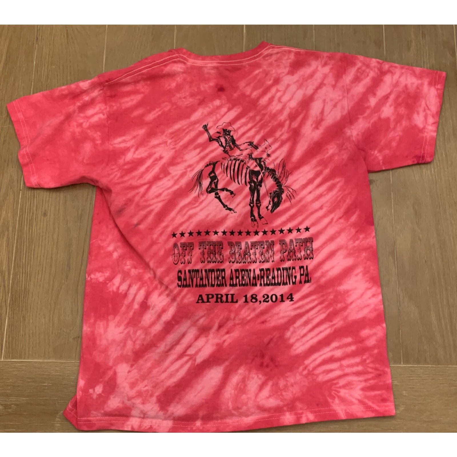 Anvil VINTAGE Justin Moore Tie Dye T-Shirt Large Pink Country Music Tour Mens Size US L / EU 52-54 / 3 - 3 Thumbnail