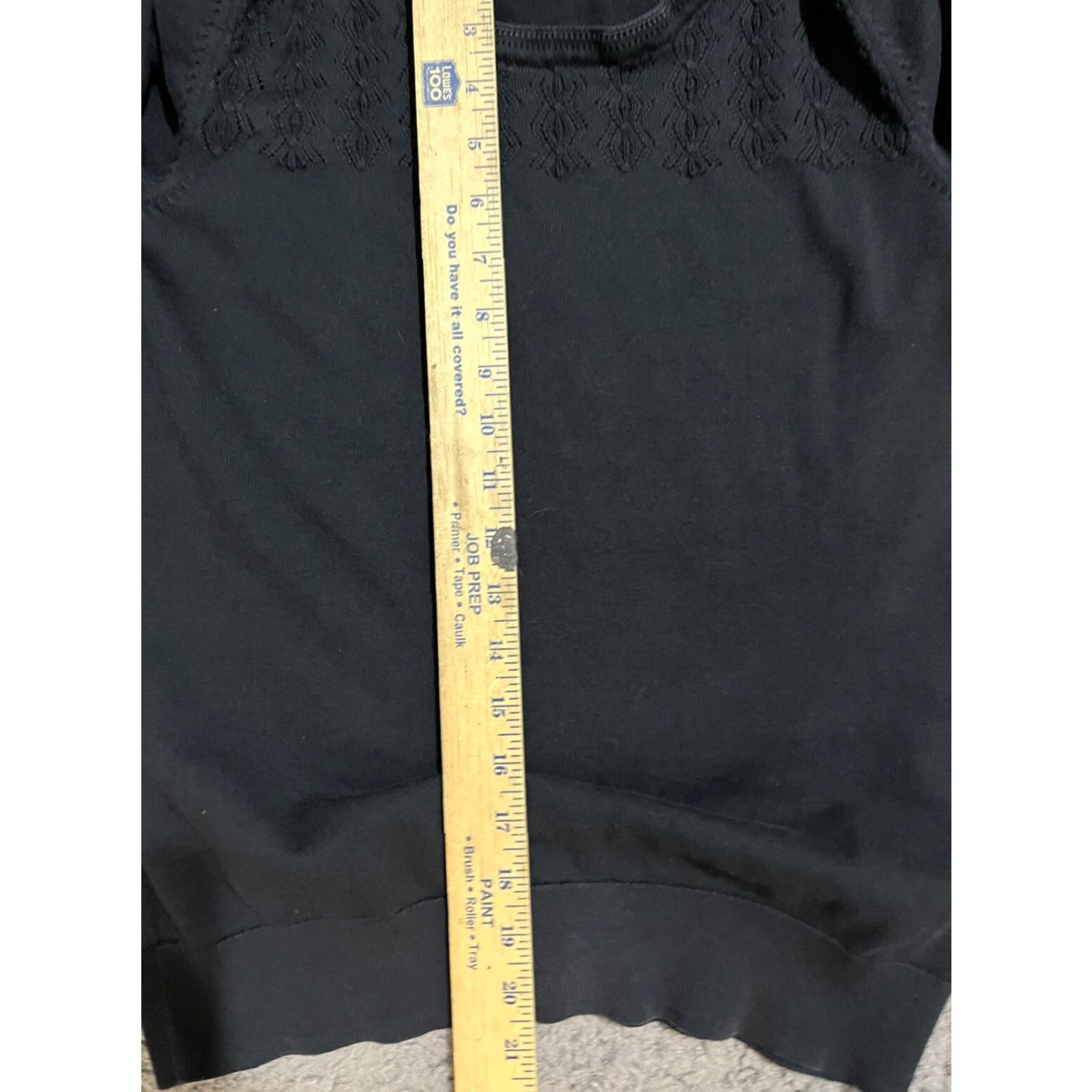 Banana Republic Banana Republic Sweater Womens Medium Black Long Sleeve Crew Knit Classic Preppy Size M / US 6-8 / IT 42-44 - 5 Thumbnail