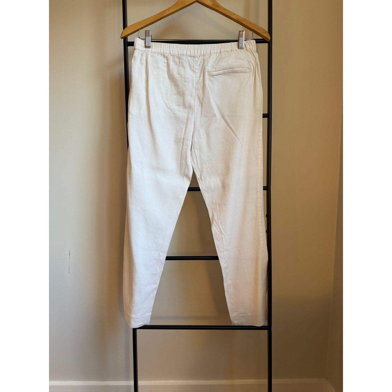 Theory Theory White Elastic Waist Pants - Size 4 Size 27" / US 4 / IT 40 - 5 Thumbnail