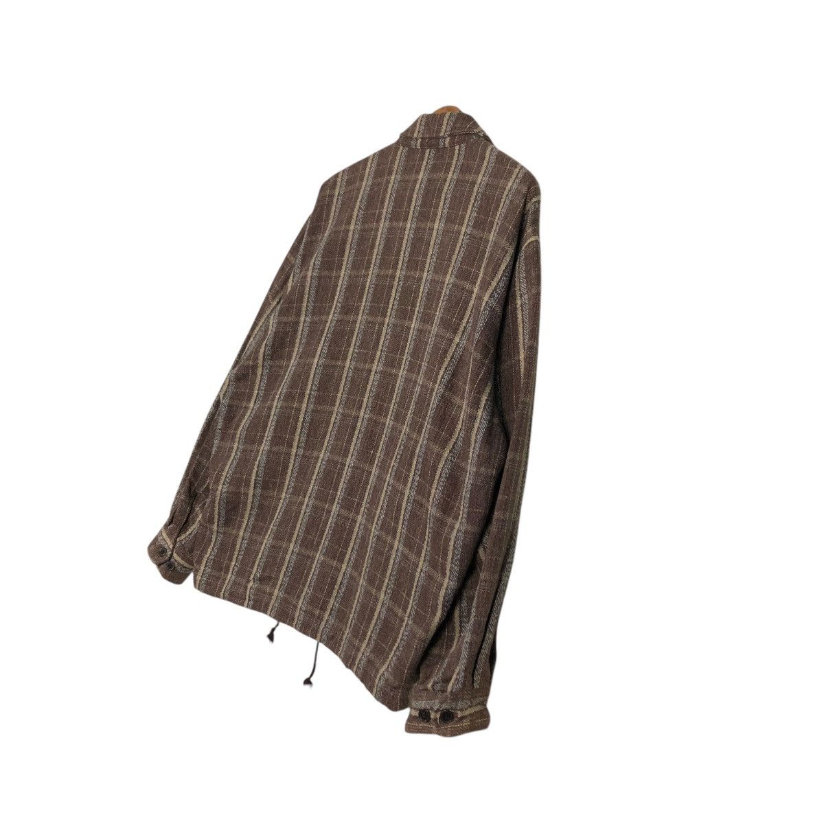 Japanese Brand 🔥VINTAGE CHORE JACKET WOOL ZIPPER VERRINE TARTAN DESIGN Size US L / EU 52-54 / 3 - 12 Thumbnail