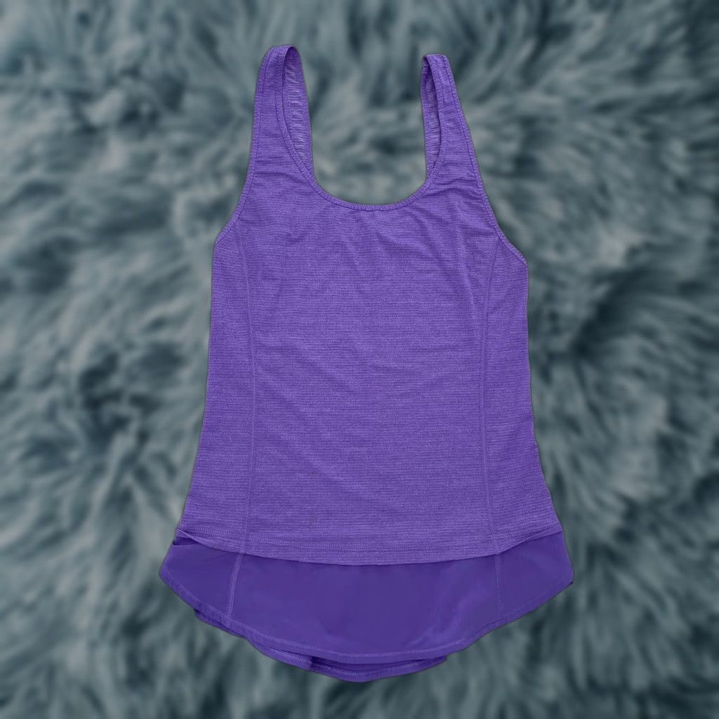 Lululemon VINTAGE Lululemon Tank Shirt Womens 2 Purple Sleeveless Pullover Athletic Ladies Yoga Gym Running Shorts Size XS / US 0-2 / IT 36-38 - 1 Thumbnail