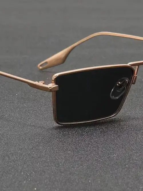 VIBE Y2K Retro Punk Kurt Cobain Style Sunglasses Vintage Brown Size ONE SIZE - 4 Thumbnail