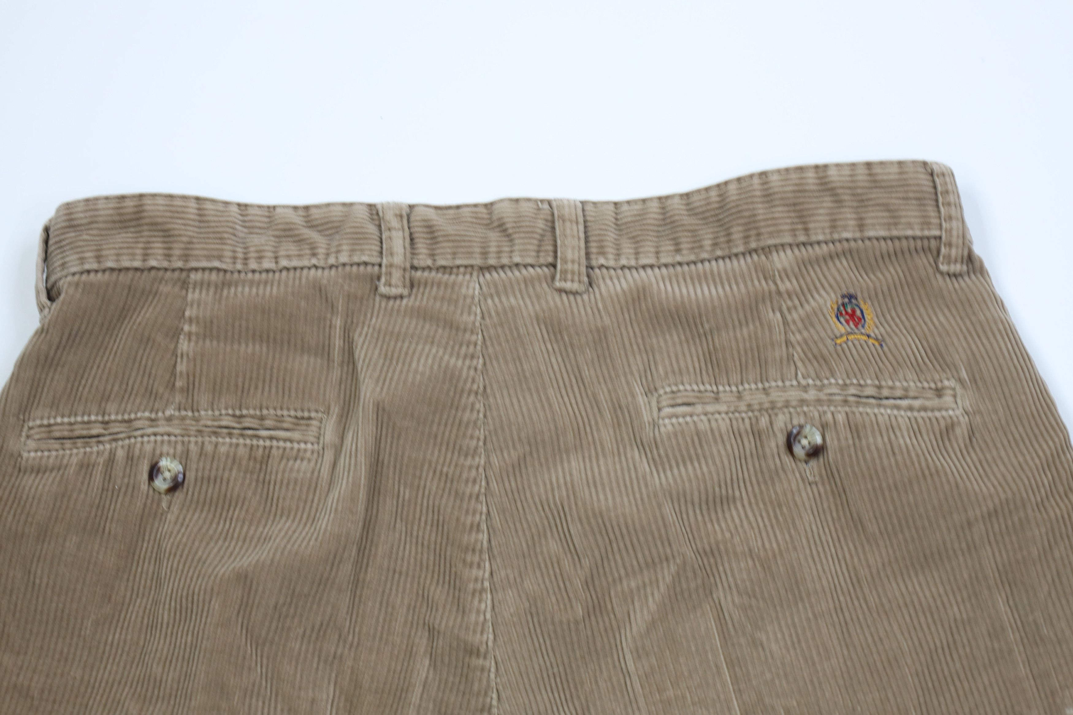 Tommy Hilfiger Vintage 90s Tommy Hilfiger Baggy Wide Leg Corduroy Pants Size US 32 / EU 48 - 12 Thumbnail