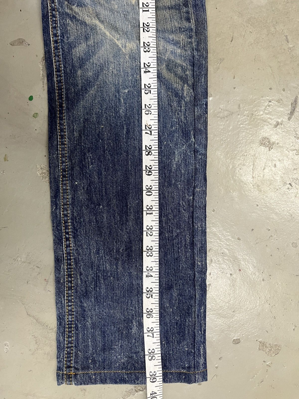 Dolce & Gabbana Dolce & Gabbana Whiskered Clawmark Washed Classic Denim Size US 30 / EU 46 - 11 Thumbnail